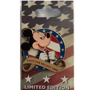 disneyland resort exclusive Vote for Mickey Mouse 2008 disney pin
